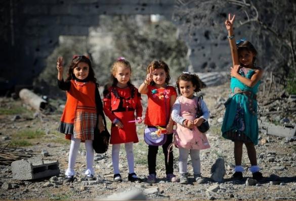 Helping needy families and children in Gaza